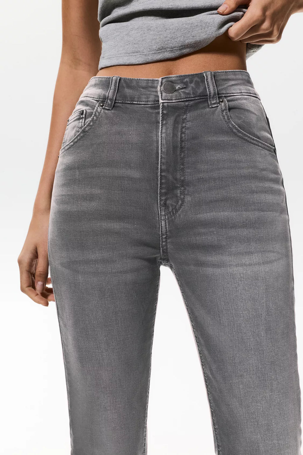 JEANS SKINNY TAILLE HAUTE