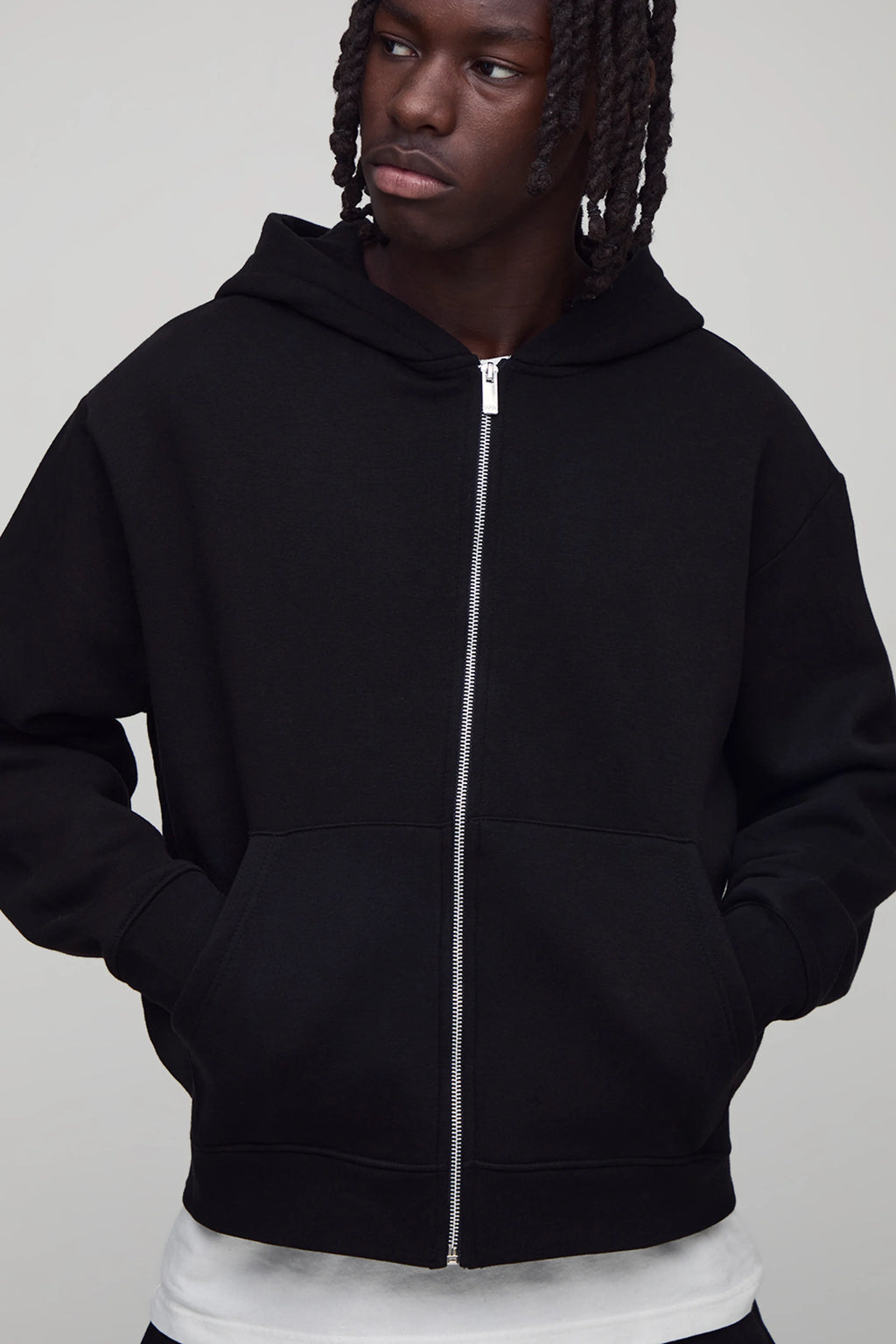 SWEAT À CAPUCHE OVERSIZE BASIQUE