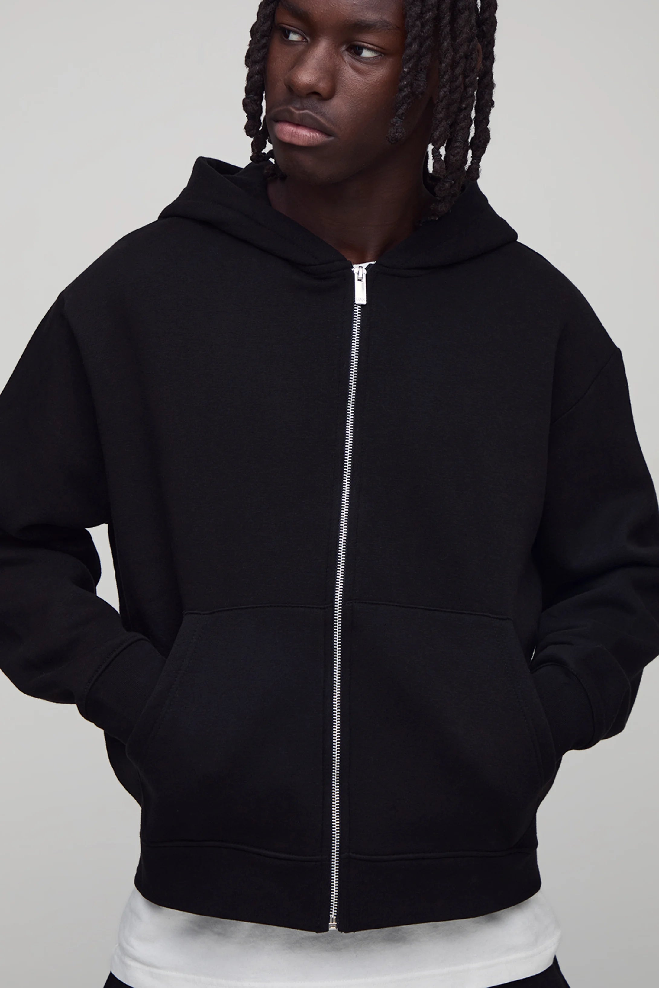 SWEAT À CAPUCHE OVERSIZE BASIQUE