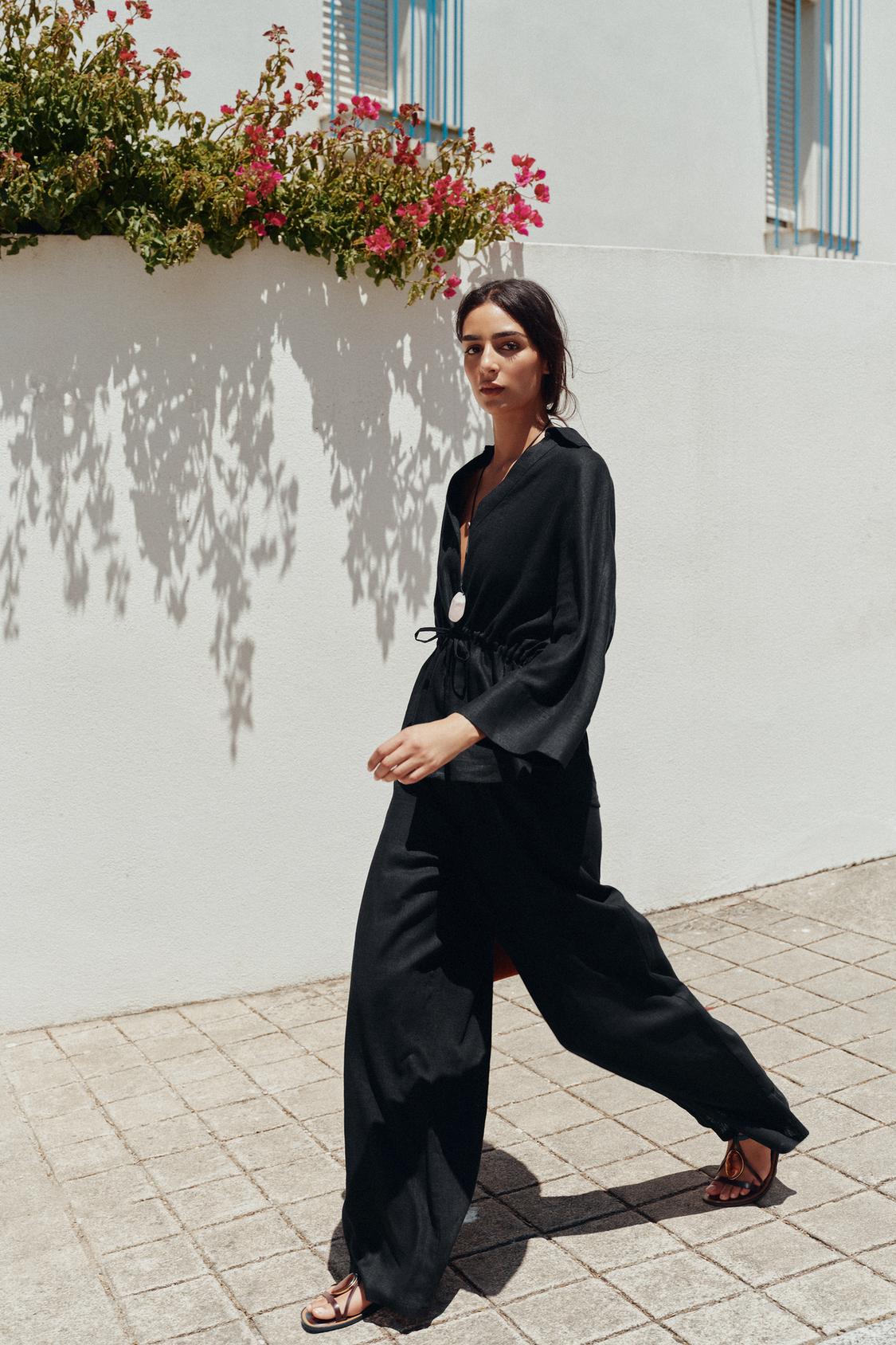 CHEMISE SAFARI AVEC LIN