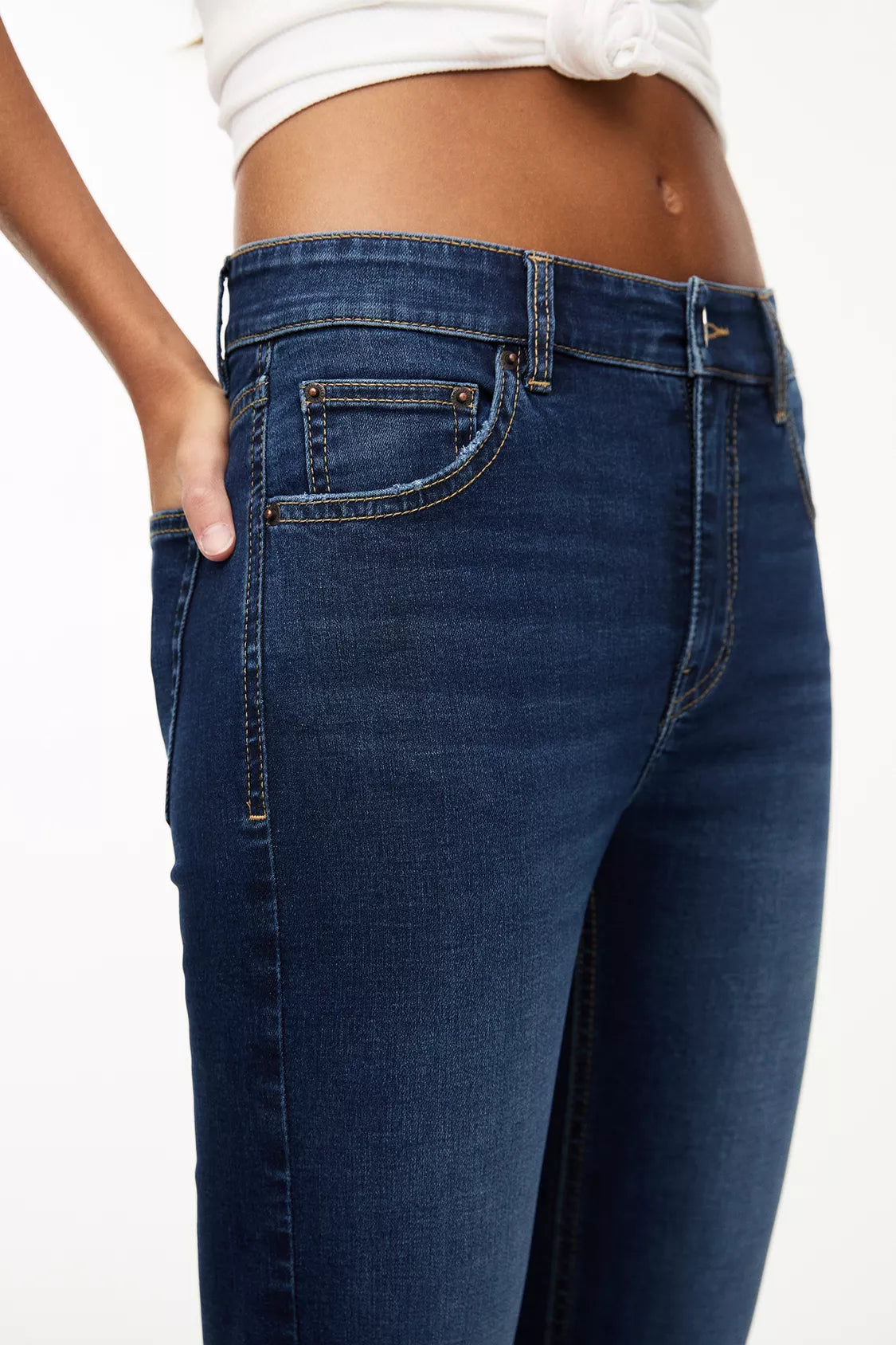 JEAN SKINNY MID RISE