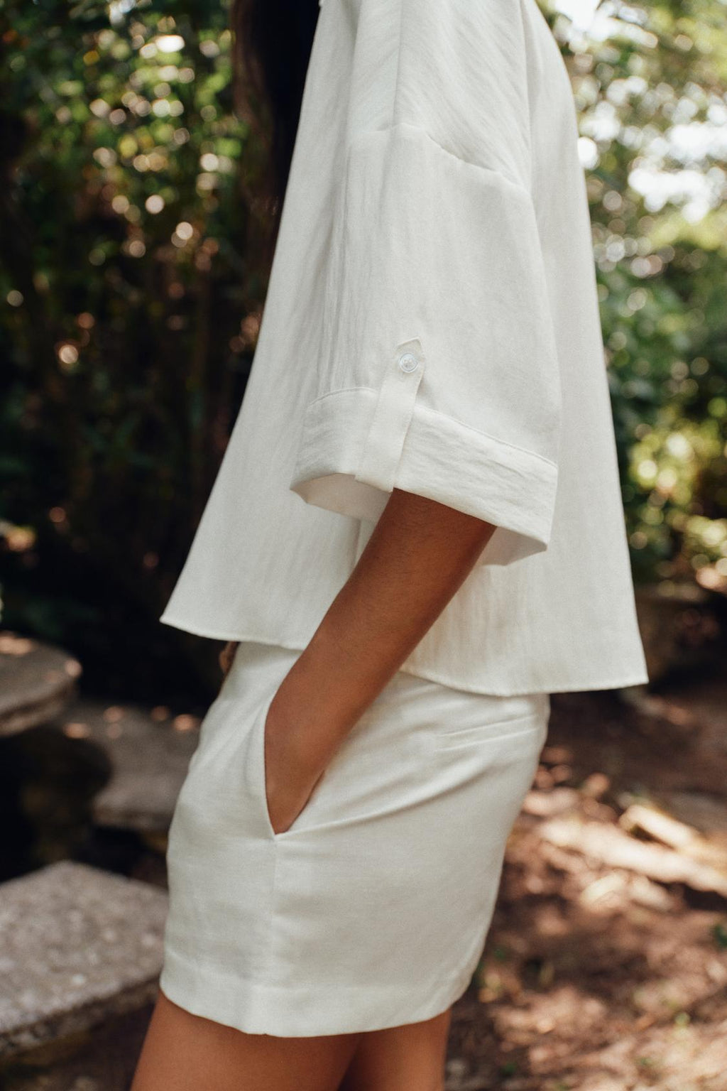 CHEMISE MANCHES COURTES LARGES