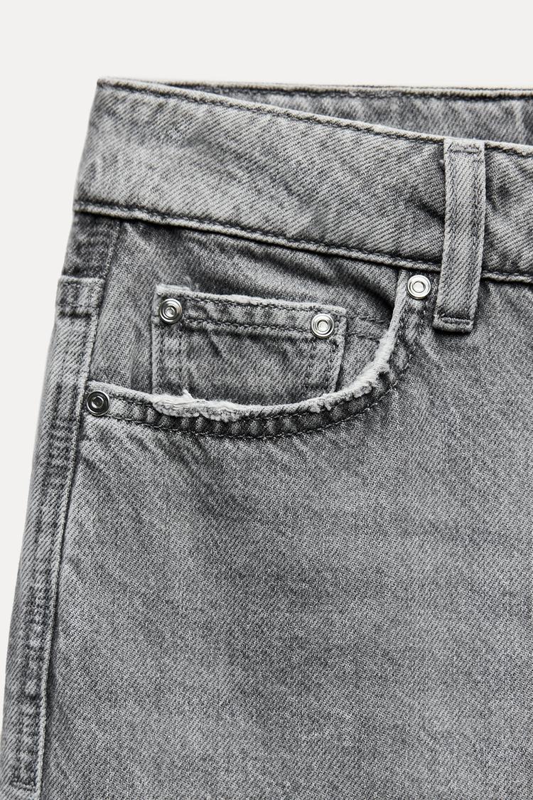 Jean z1975 à coupe large et taille haute - Bleu Moyen