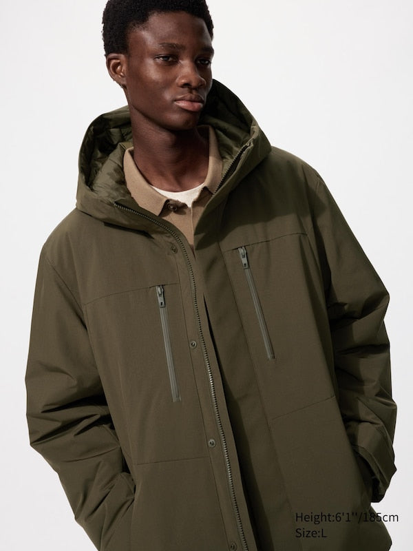 DOUDOUNE HYBRIDE EN TISSU RECYCLÉ