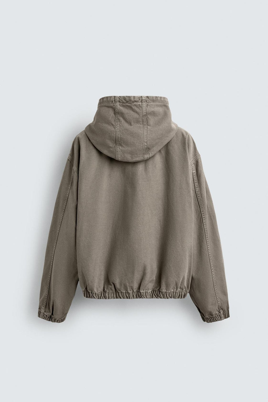 VESTE DÉLAVÉE À CAPUCHE