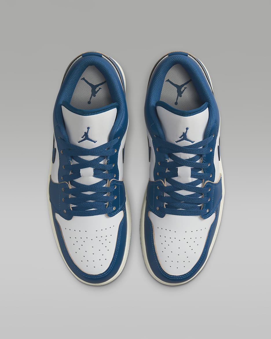 Air Jordan 1 Low - Bleu / Blanc