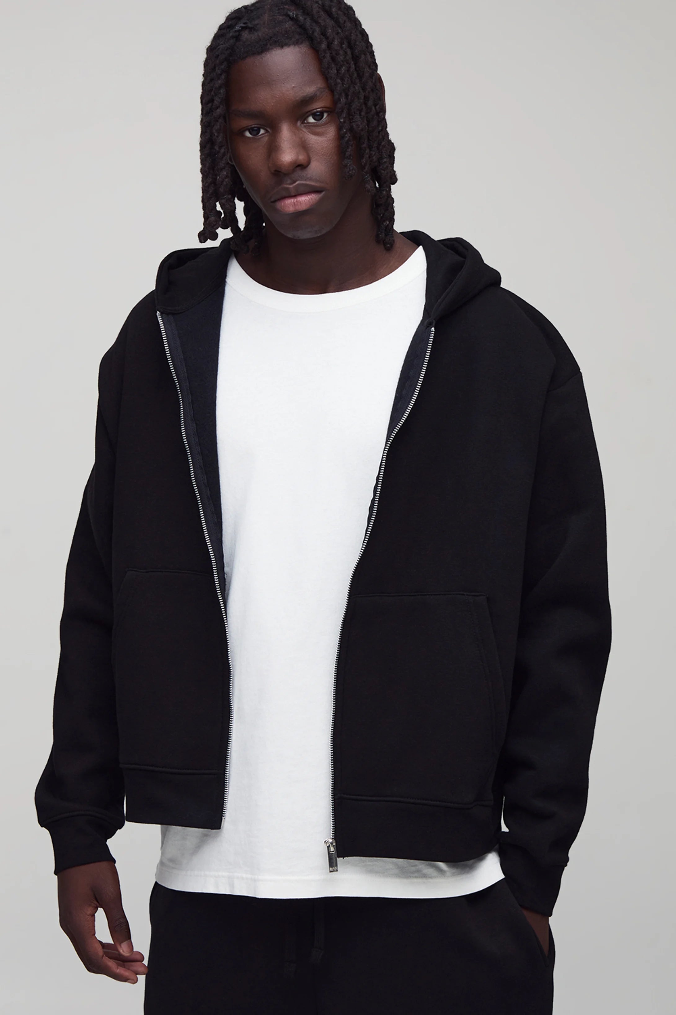 SWEAT À CAPUCHE OVERSIZE BASIQUE