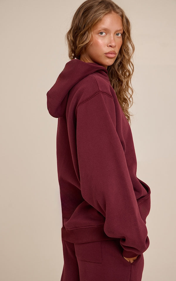 HOODIE PULLOVER EN COTON POLAIRE