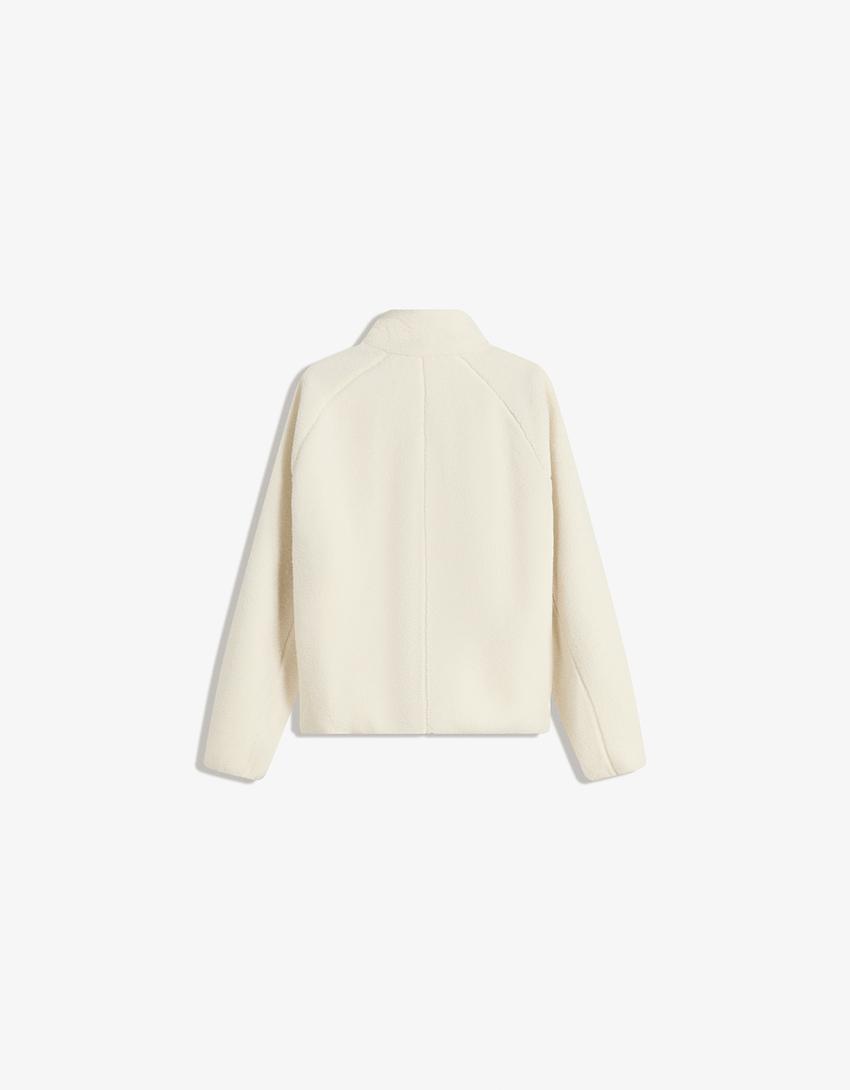 VESTE EN MOUTON SYNTHÉTIQUE