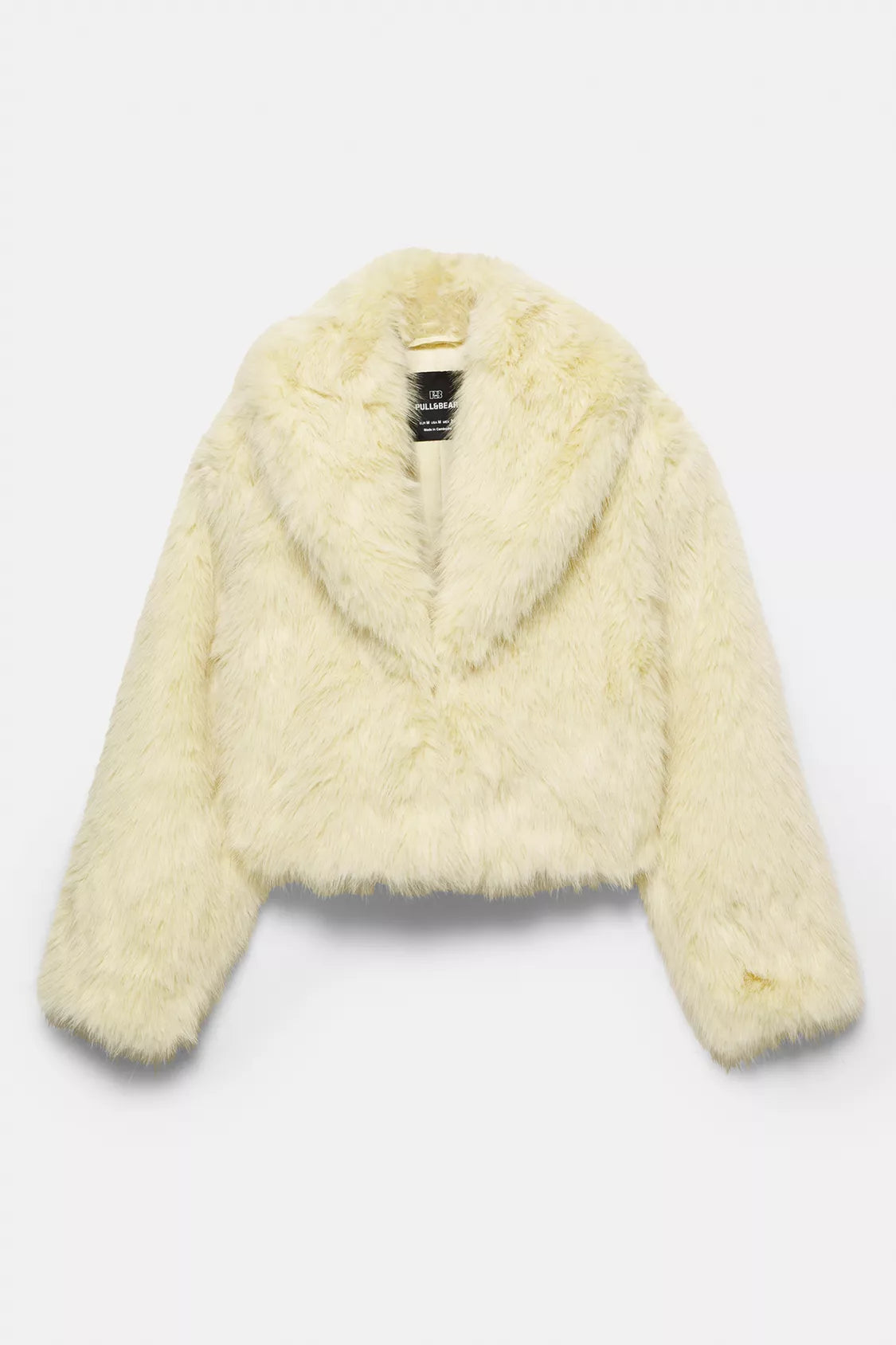 MANTEAU COURT EN FAUSSE FOURRURE