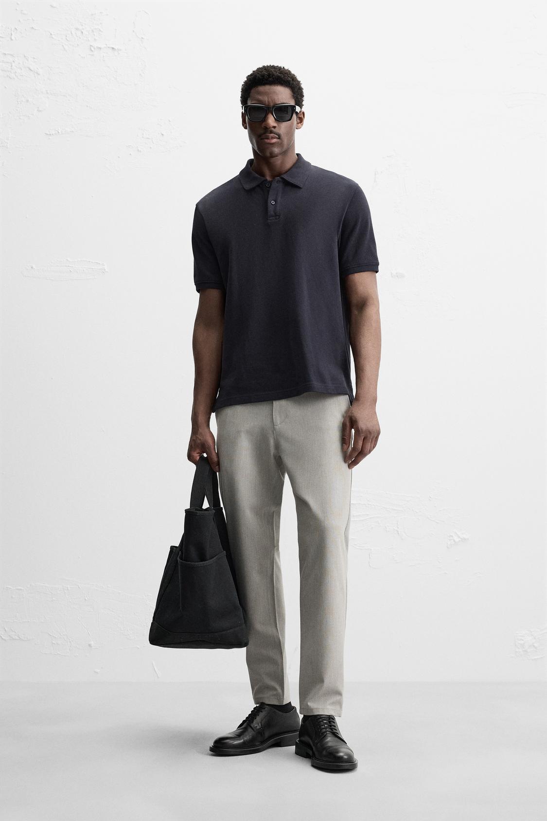 PANTALON À TEXTURE CONFORT