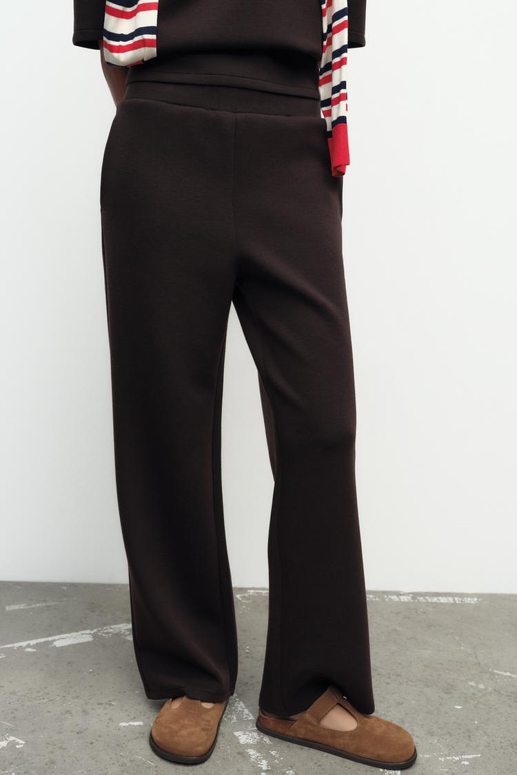 Pantalon fluide - Marron foncé