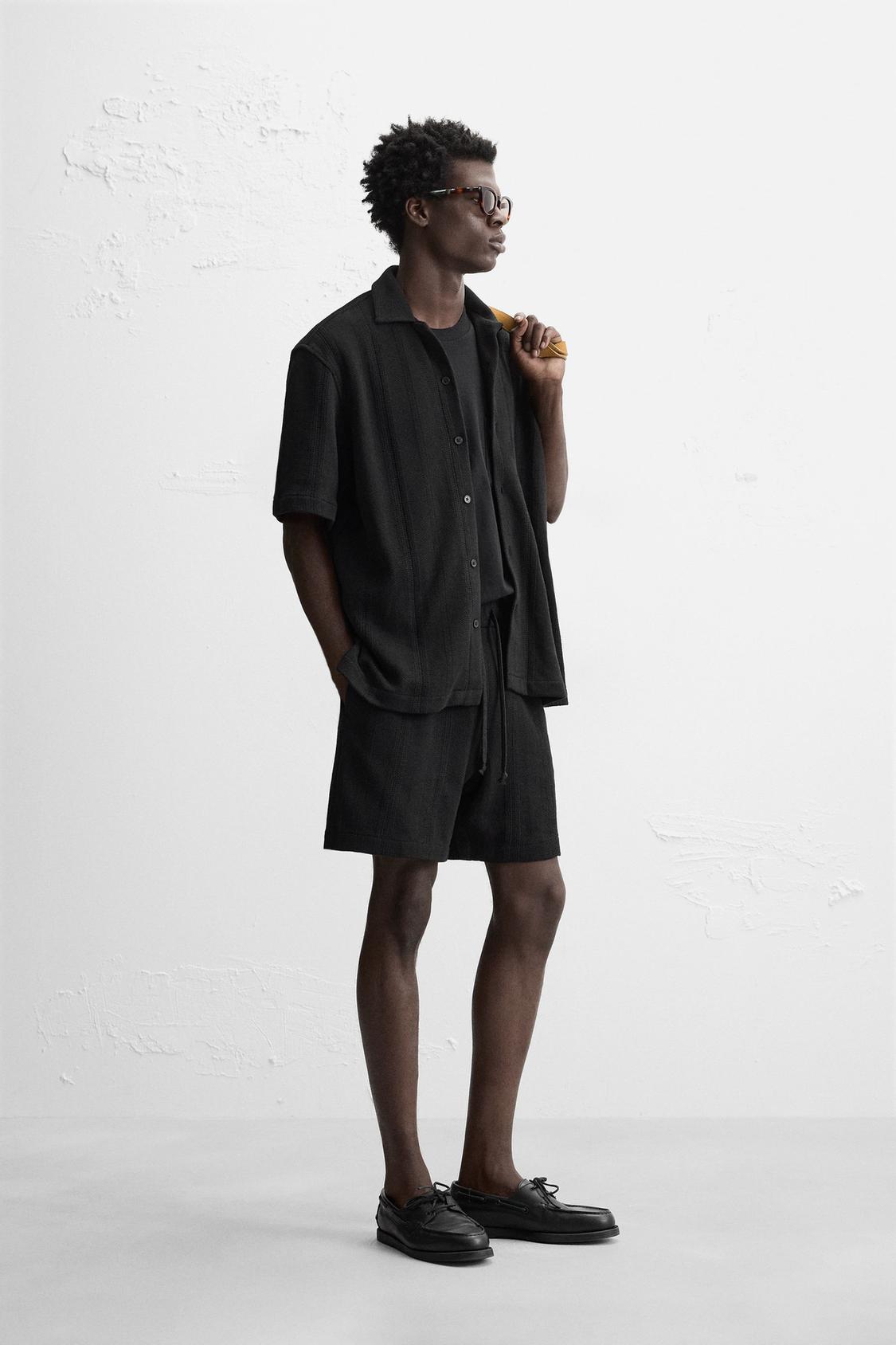 CHEMISE STRUCTURÉE JACQUARD