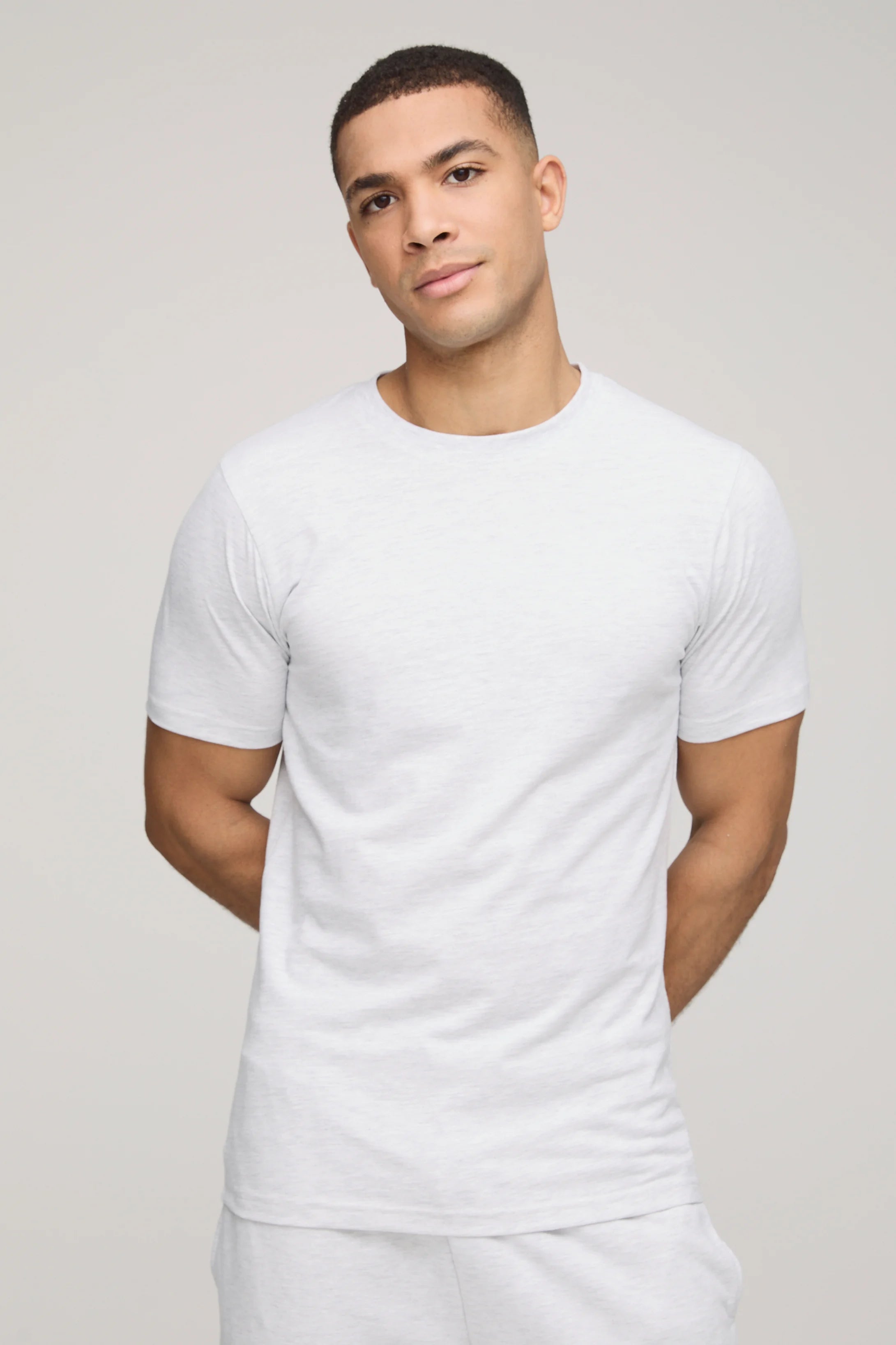 T-Shirt Basique À Col Rond