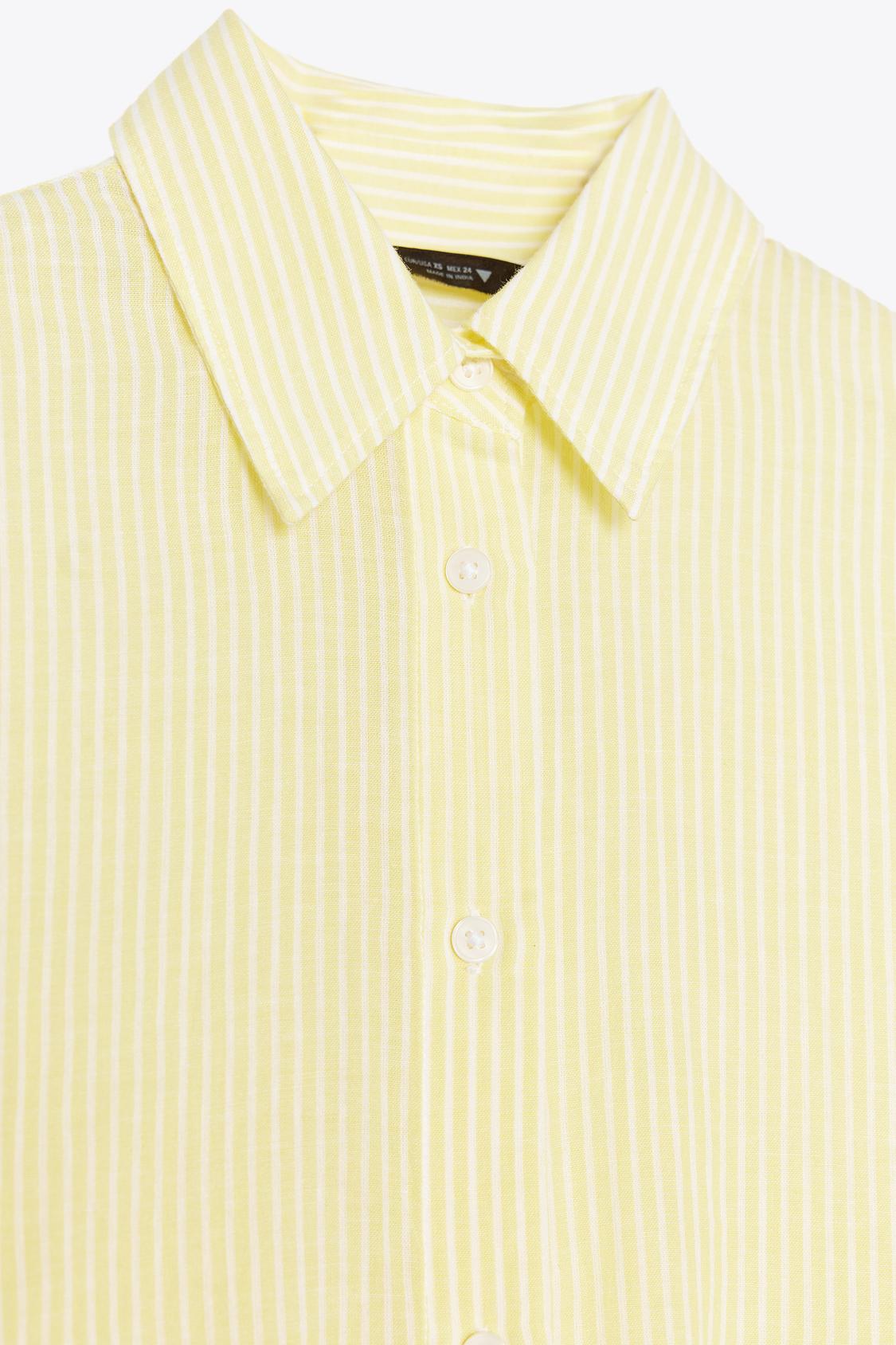 CHEMISE OVERSIZE GAZE RAYURES