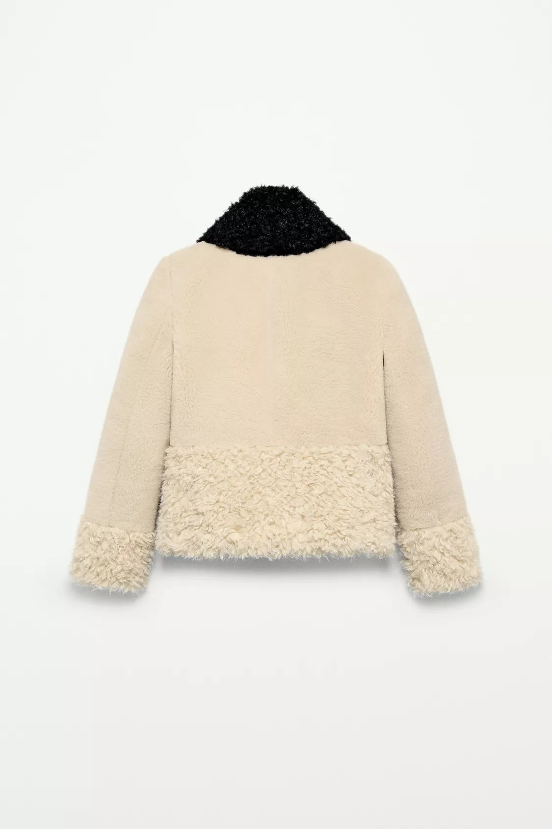 VESTE PATCHWORK EFFET FOURRURE THE ITEM ZARA WOMAN