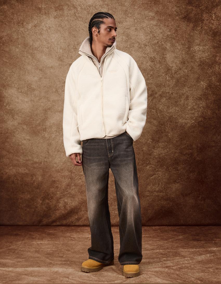 VESTE EN MOUTON SYNTHÉTIQUE