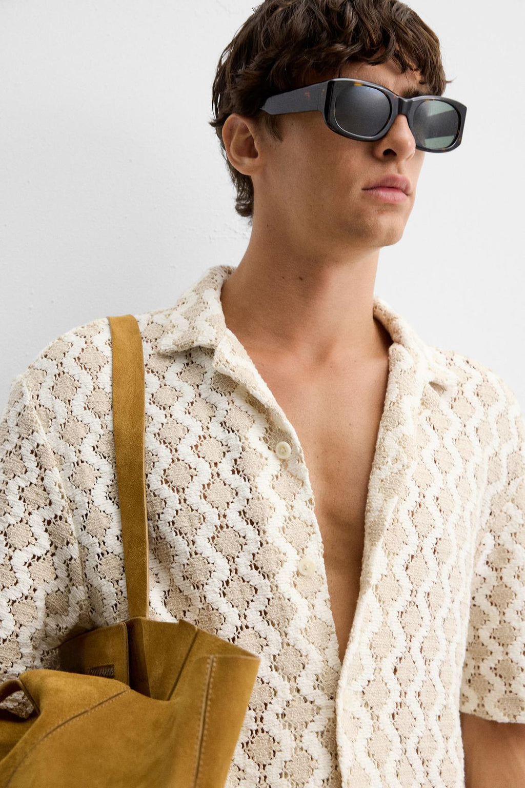 CHEMISE STRUCTURÉE CROCHET