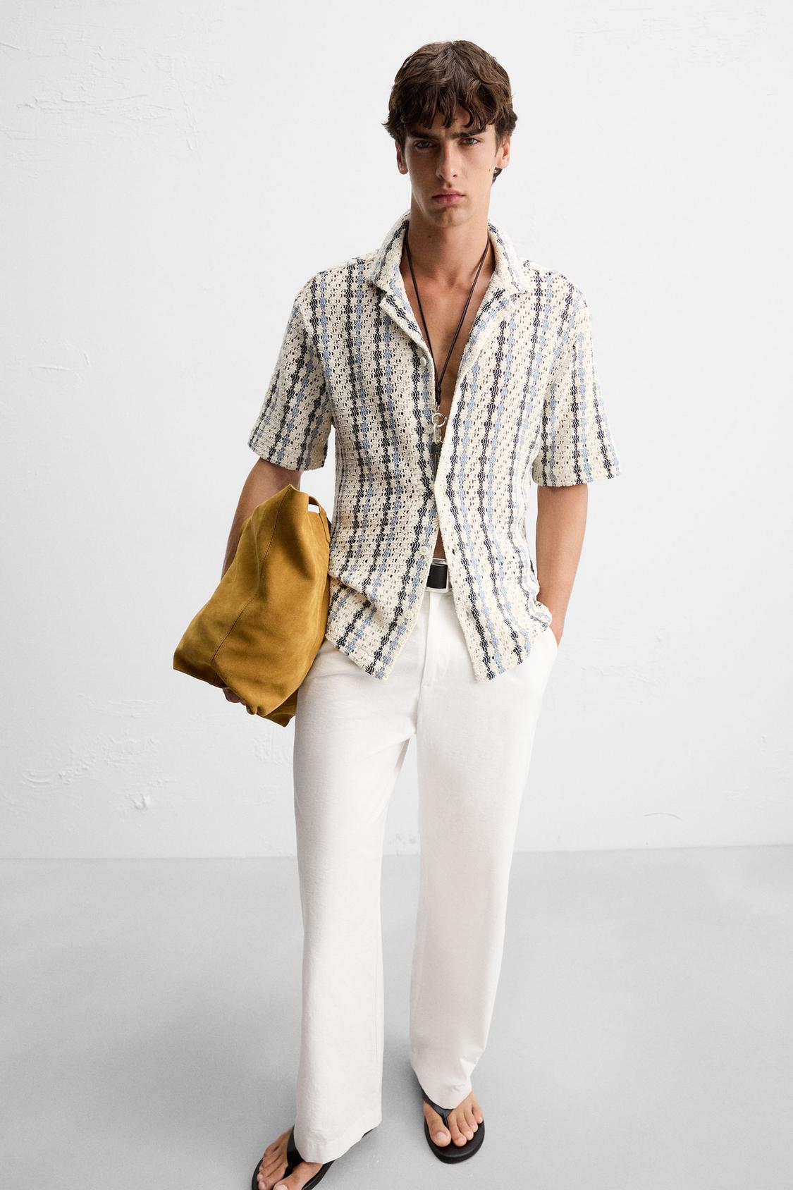 CHEMISE STRUCTURÉE CROCHET