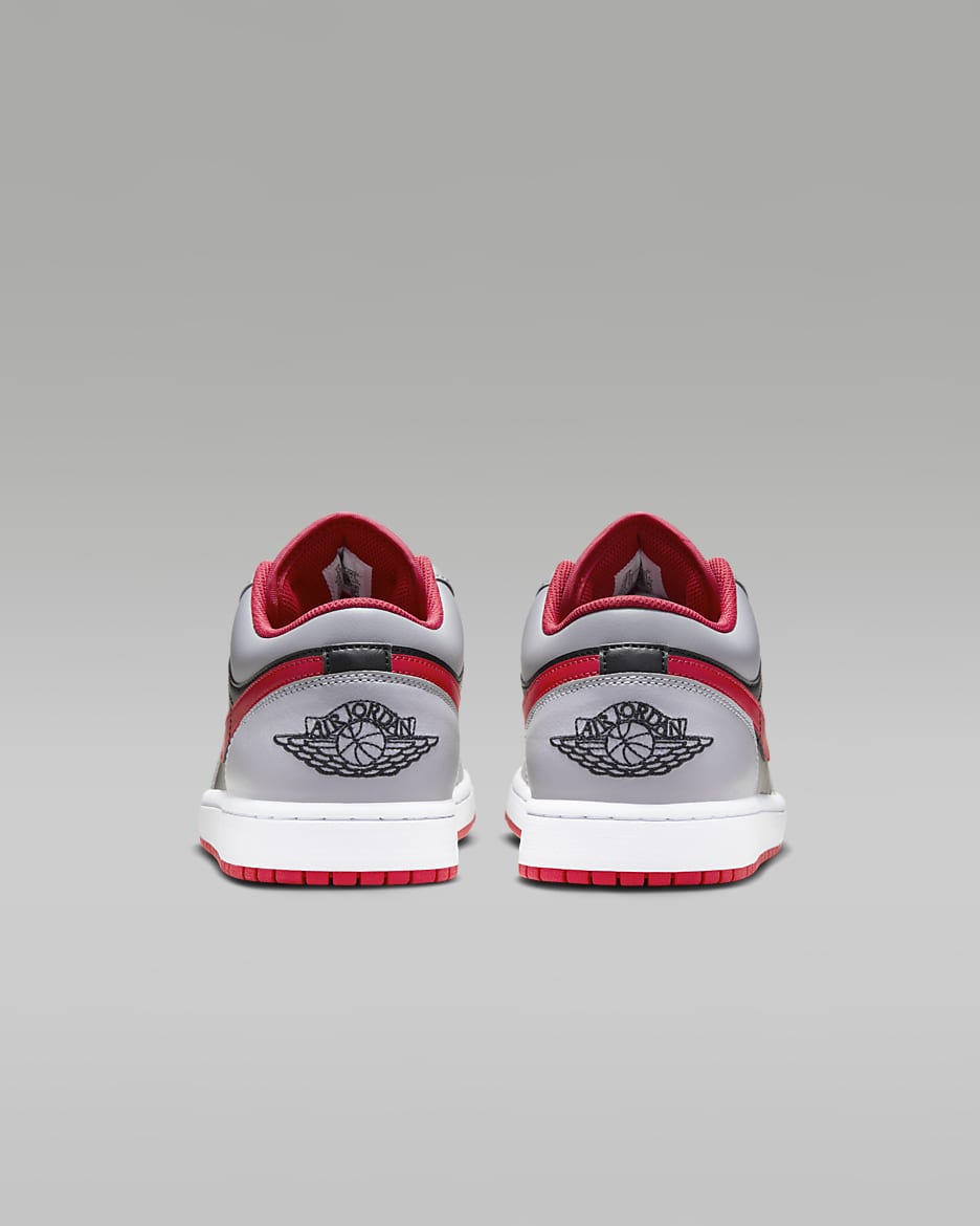 Air Jordan 1 Low - Gris / Rouge