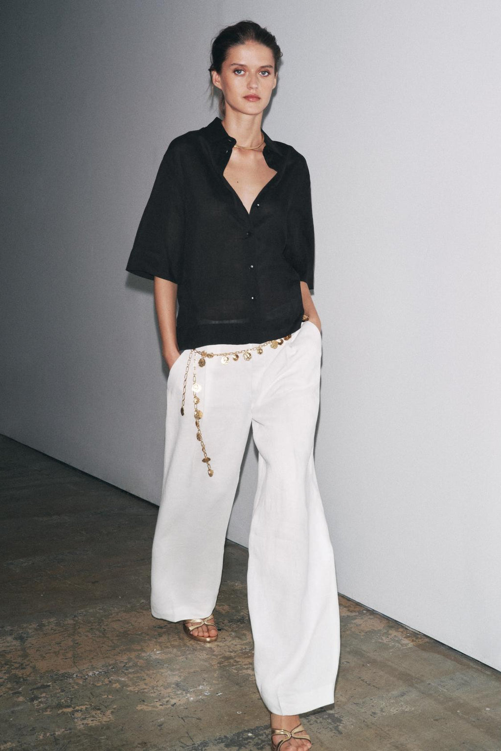 CHEMISE AVEC RAMIE ZW COLLECTION