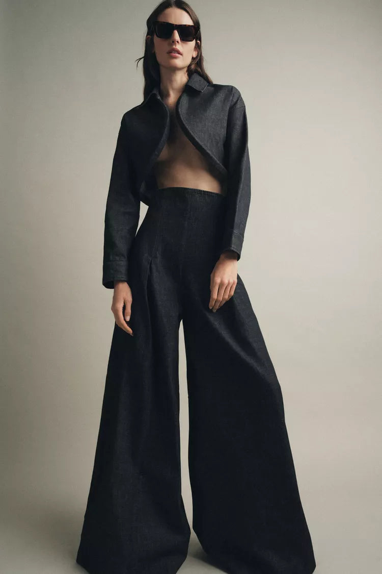 VESTE BOLÉRO EN DENIM ZW COLLECTION