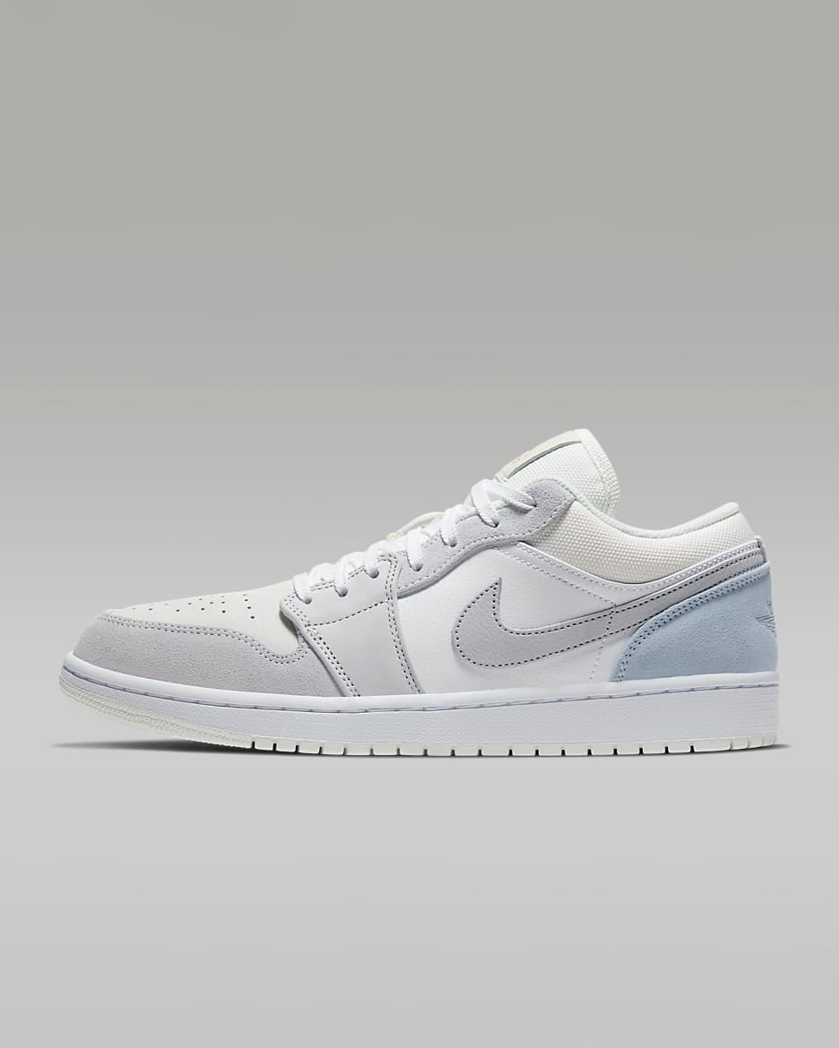 Air Jordan 1 Low - Blanc / Gris
