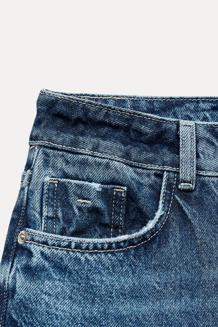 Jean z1975 droit à taille haute - Bleu moyen