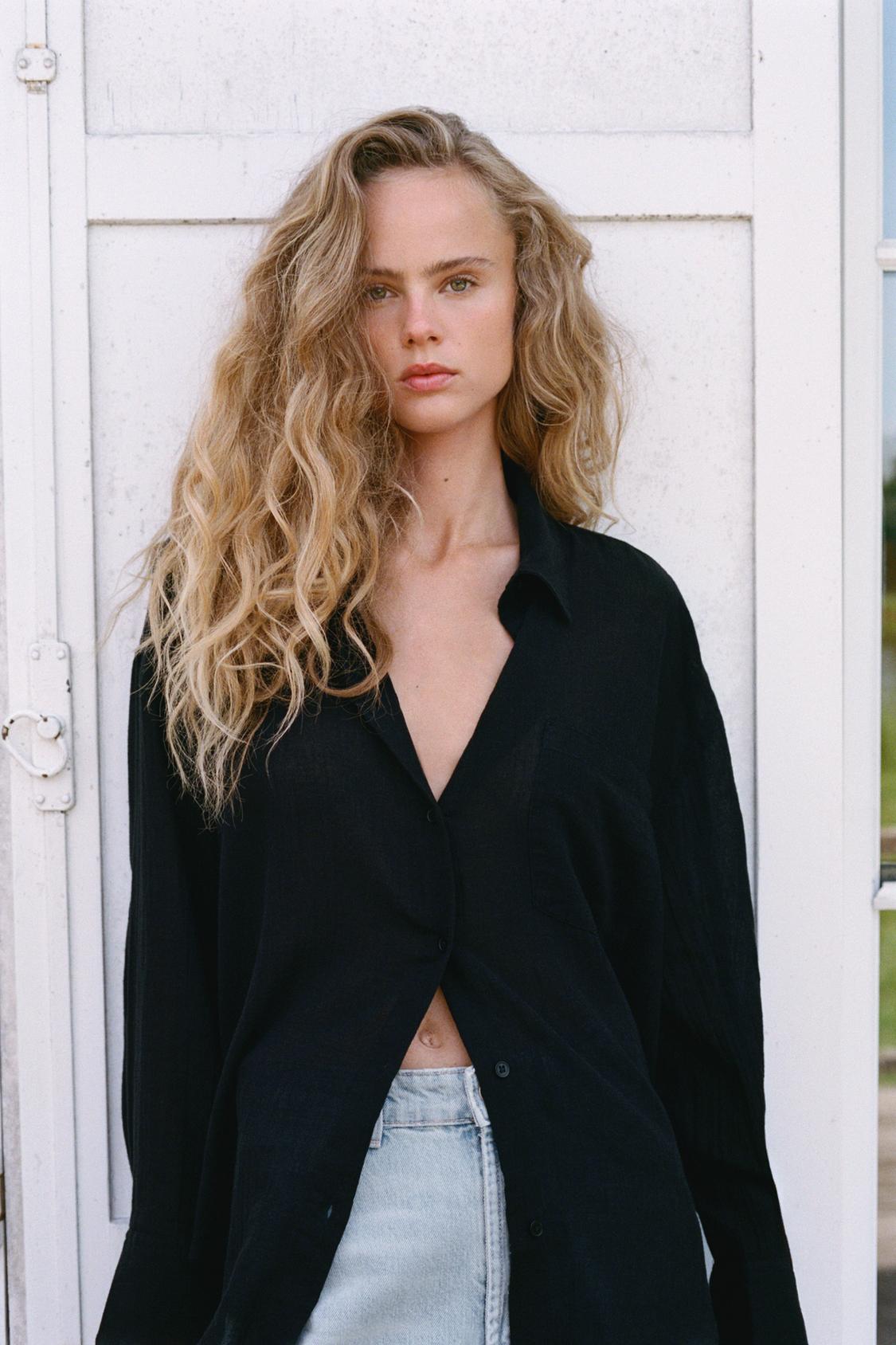 CHEMISE OVERSIZE EN GAZE