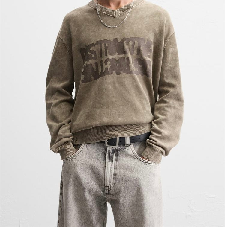 Pull a Imprimé texte