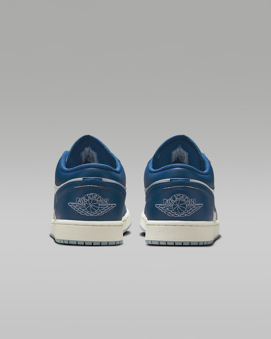 Air Jordan 1 Low - Bleu / Blanc