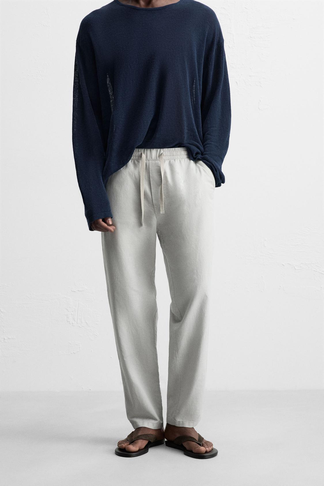 PANTALON RELAXED FIT COTON - LIN