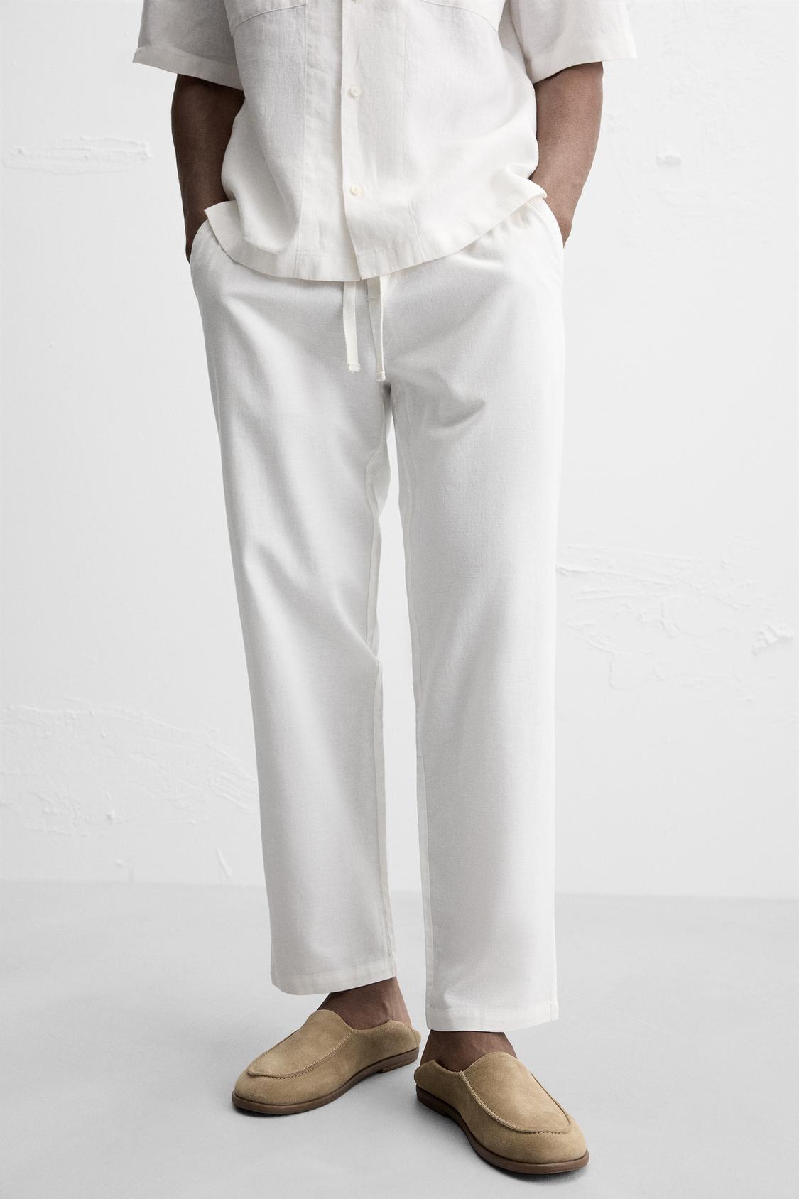 PANTALON RELAXED FIT COTON - LIN