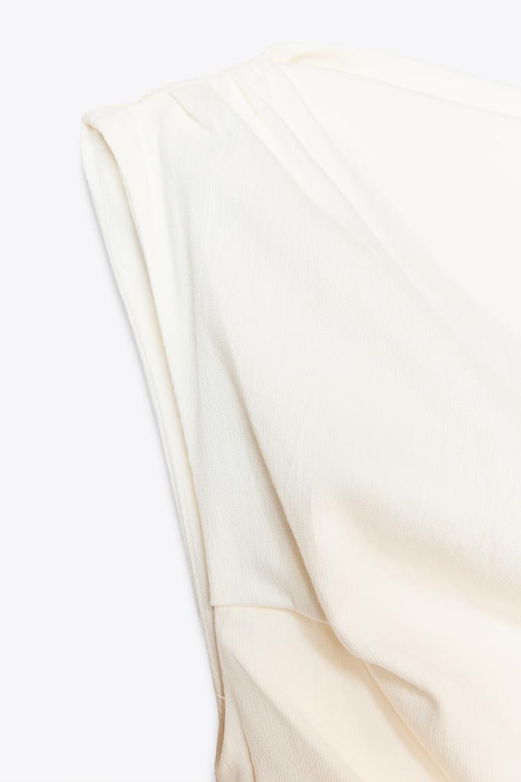 Robe courte drappée zw collection