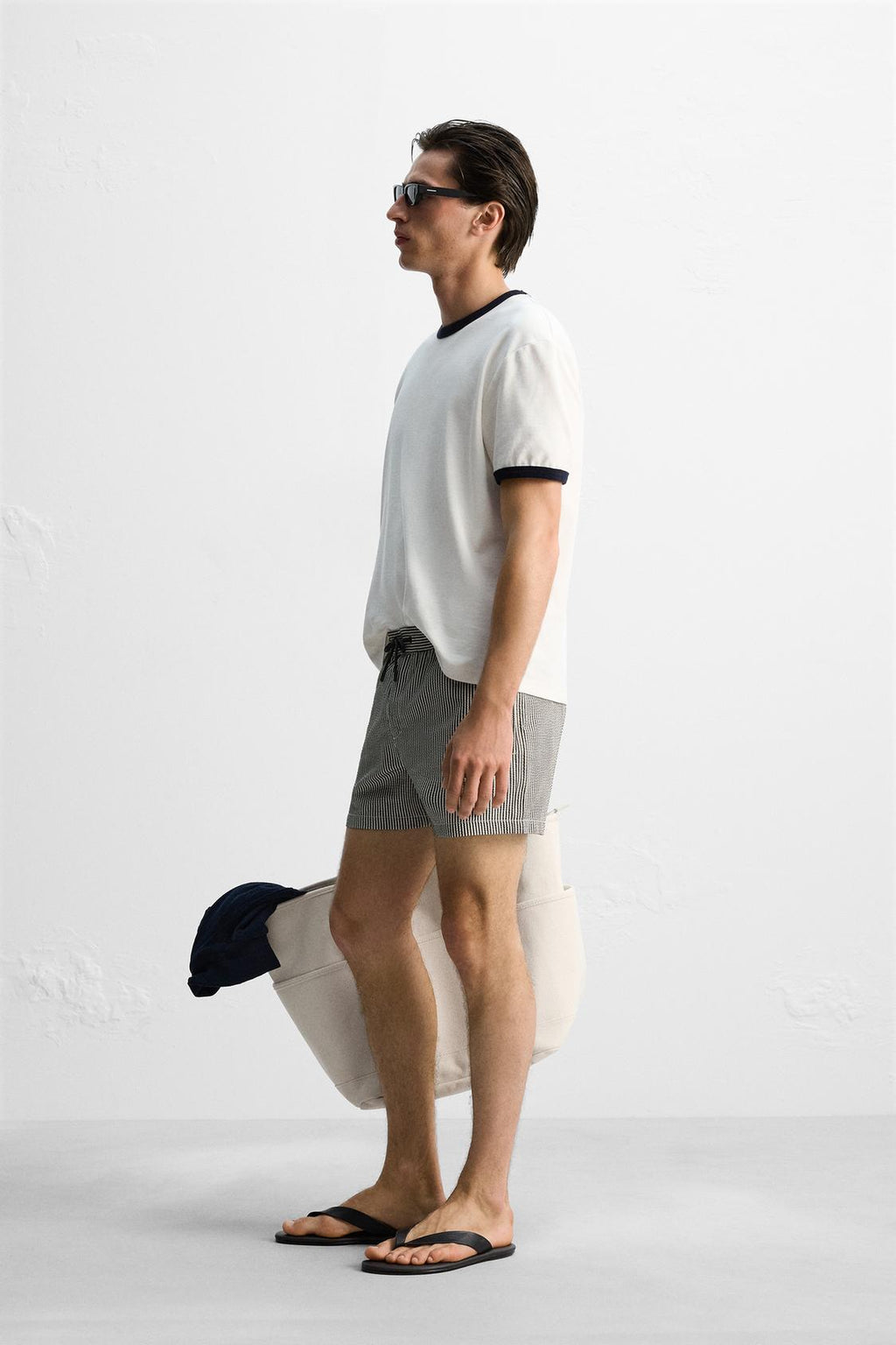 MAILLOT DE BAIN COURT SEERSUCKER