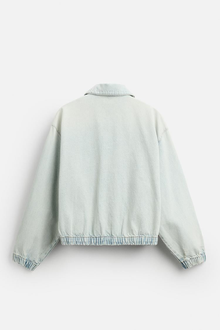 Veste en jean surteint