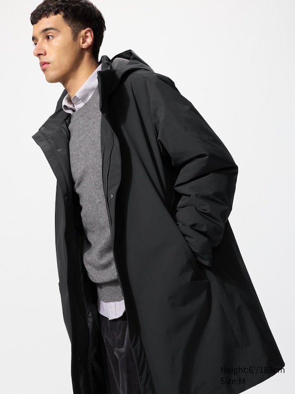 DOUDOUNE HYBRIDE EN TISSU RECYCLÉ