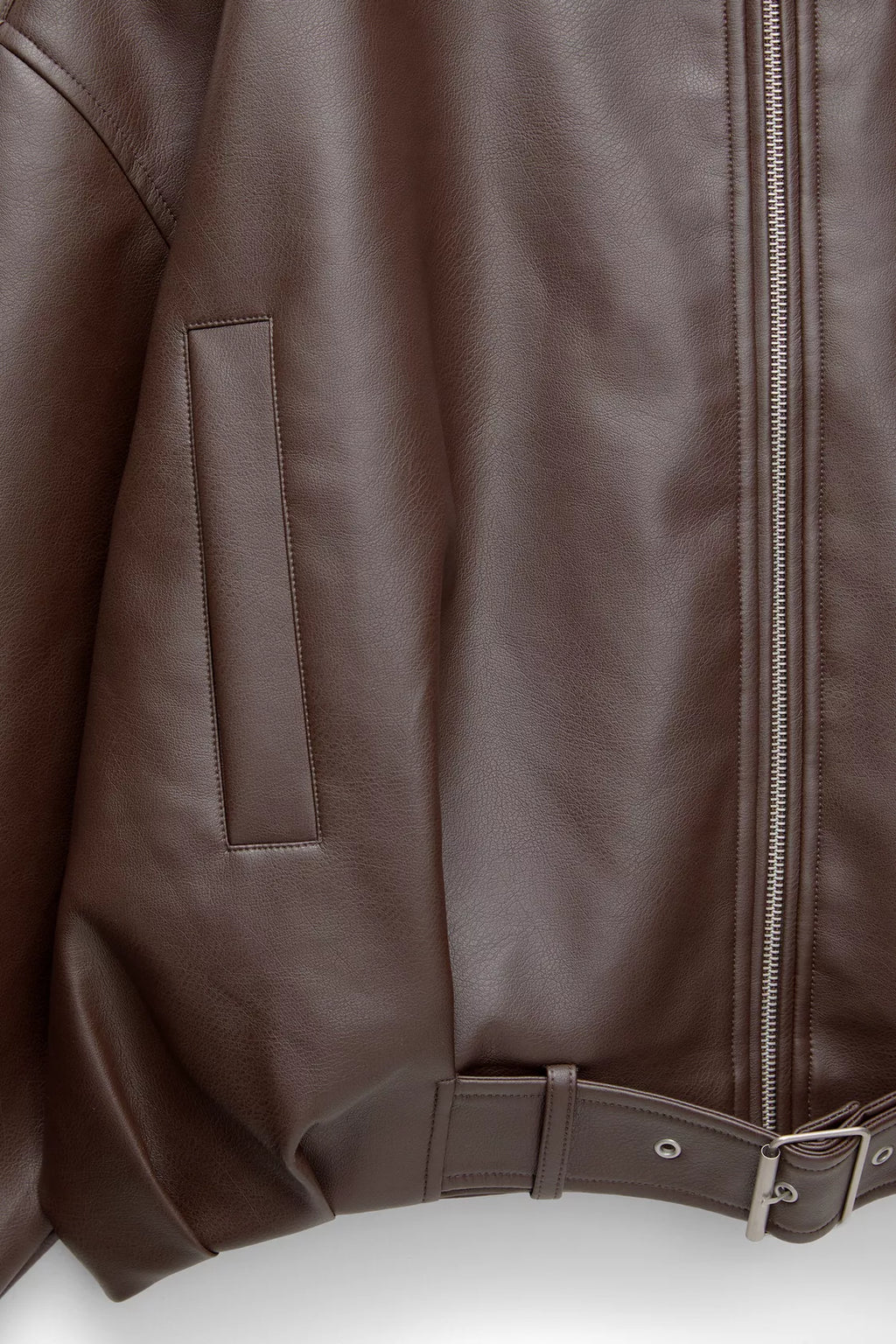 VESTE BOMBER SIMILICUIR