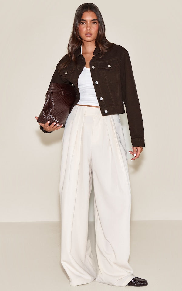 VESTE AJUSTÉE EN JEAN VINTAGE