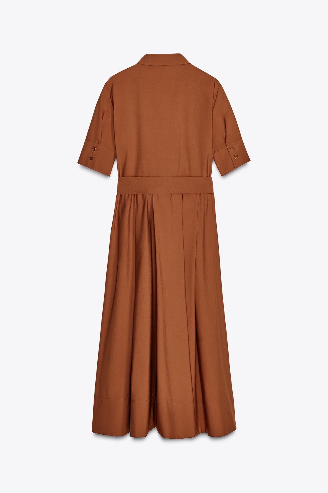 ROBE CHEMISE EN POPELINE ZW COLLECTION