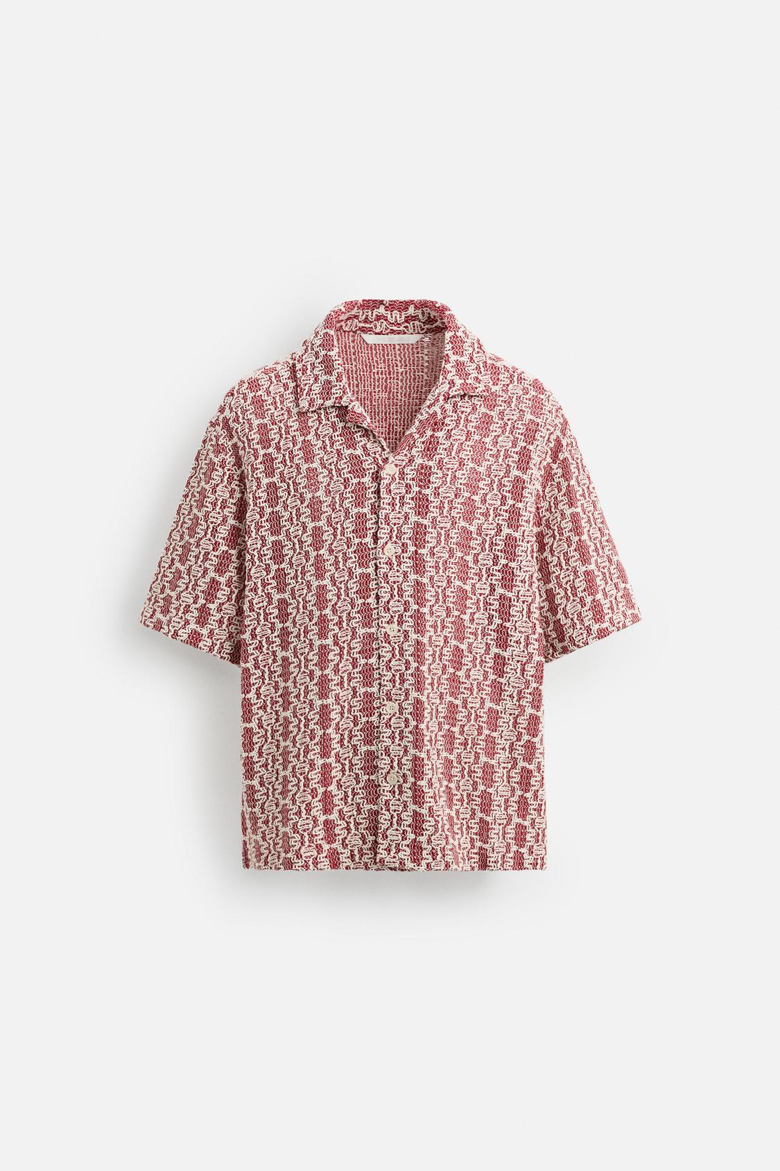 CHEMISE STRUCTURÉE CROCHET