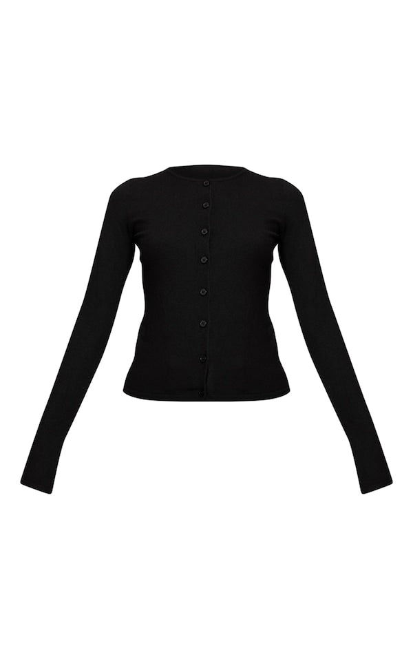 CARDIGAN EN MAILLE FINE À BOUTONS