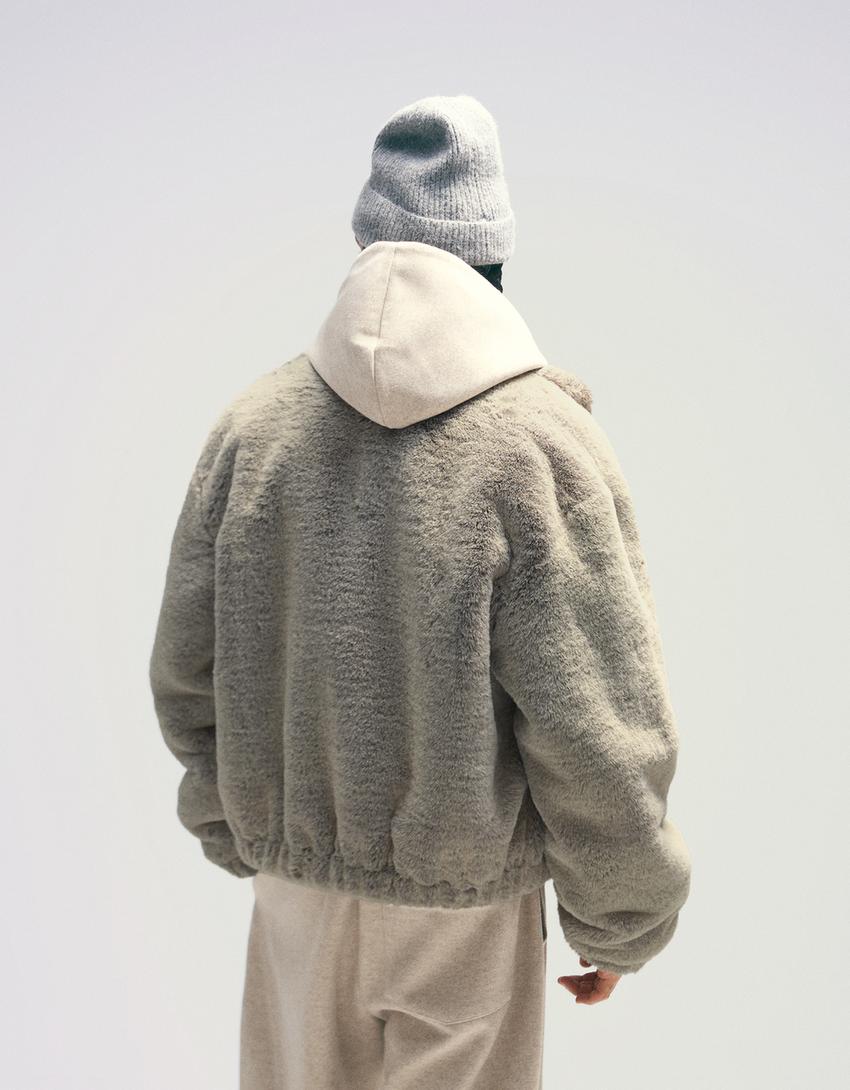 BLOUSON FAUSSE FOURRURE