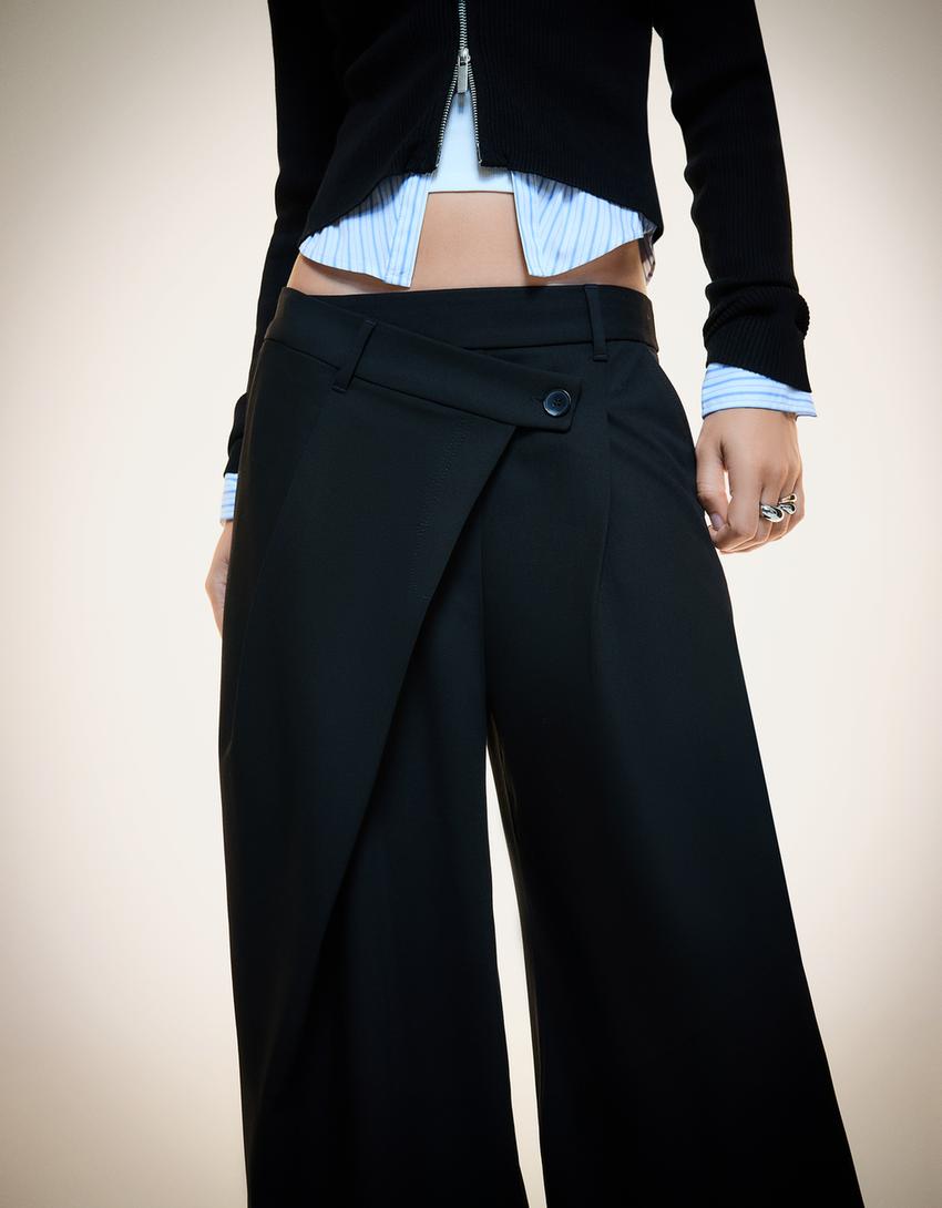 PANTALON TAILORING TAILLE CROISÉE