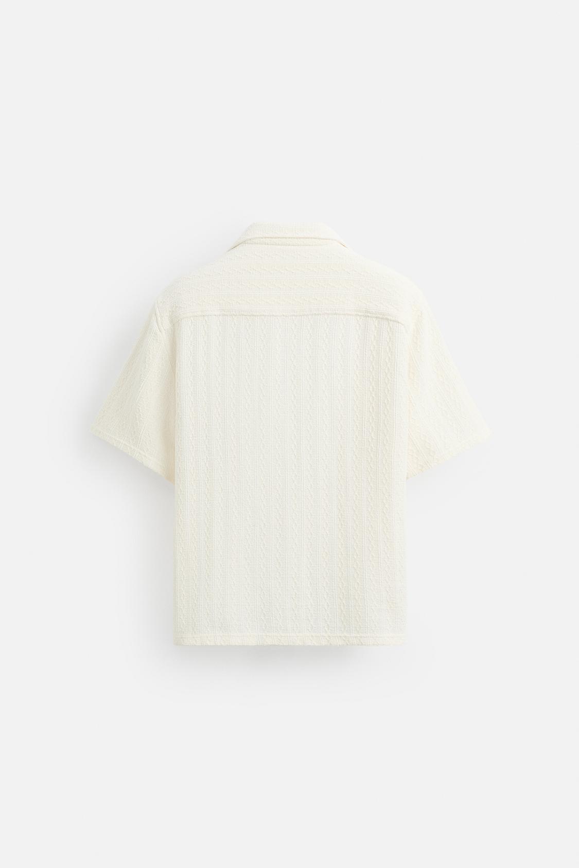 CHEMISE JACQUARD GÉOMÉTRIQUE