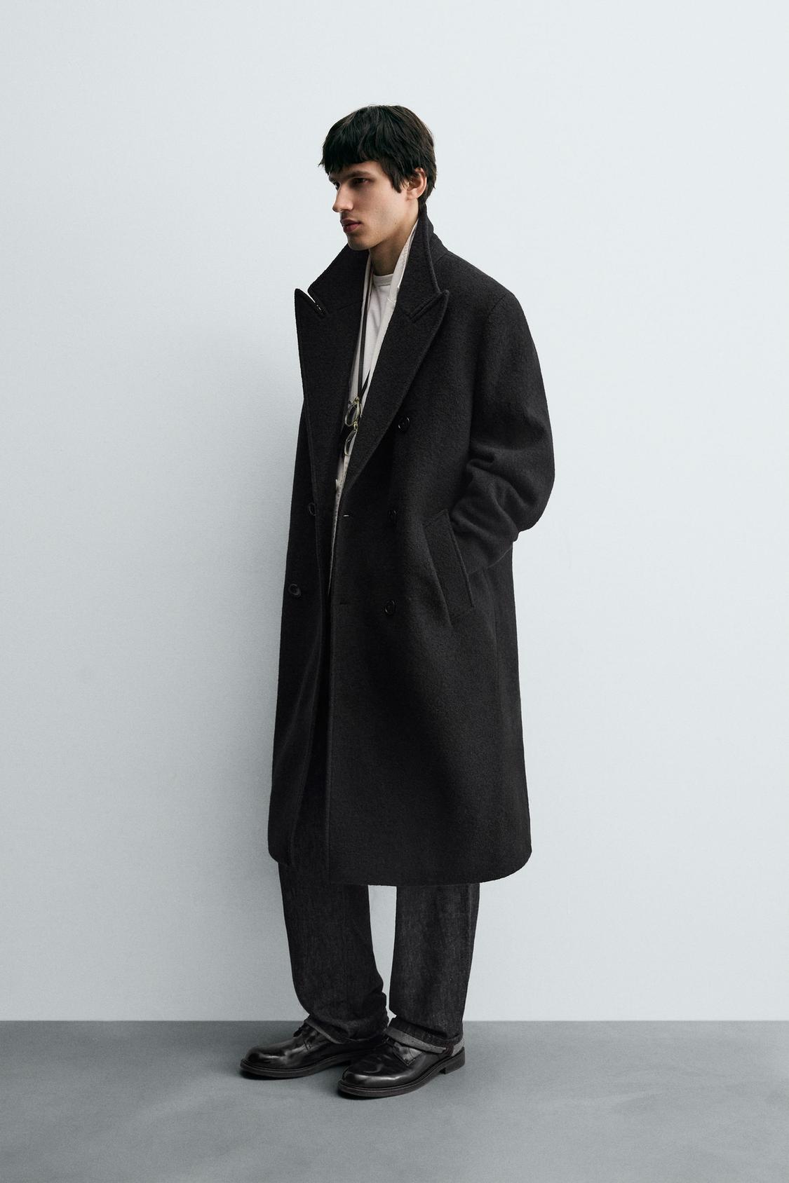 MANTEAU LAINE TEXTURE BOUCLÉ