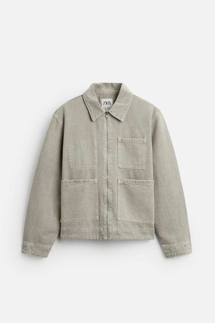 Veste en jean à poches