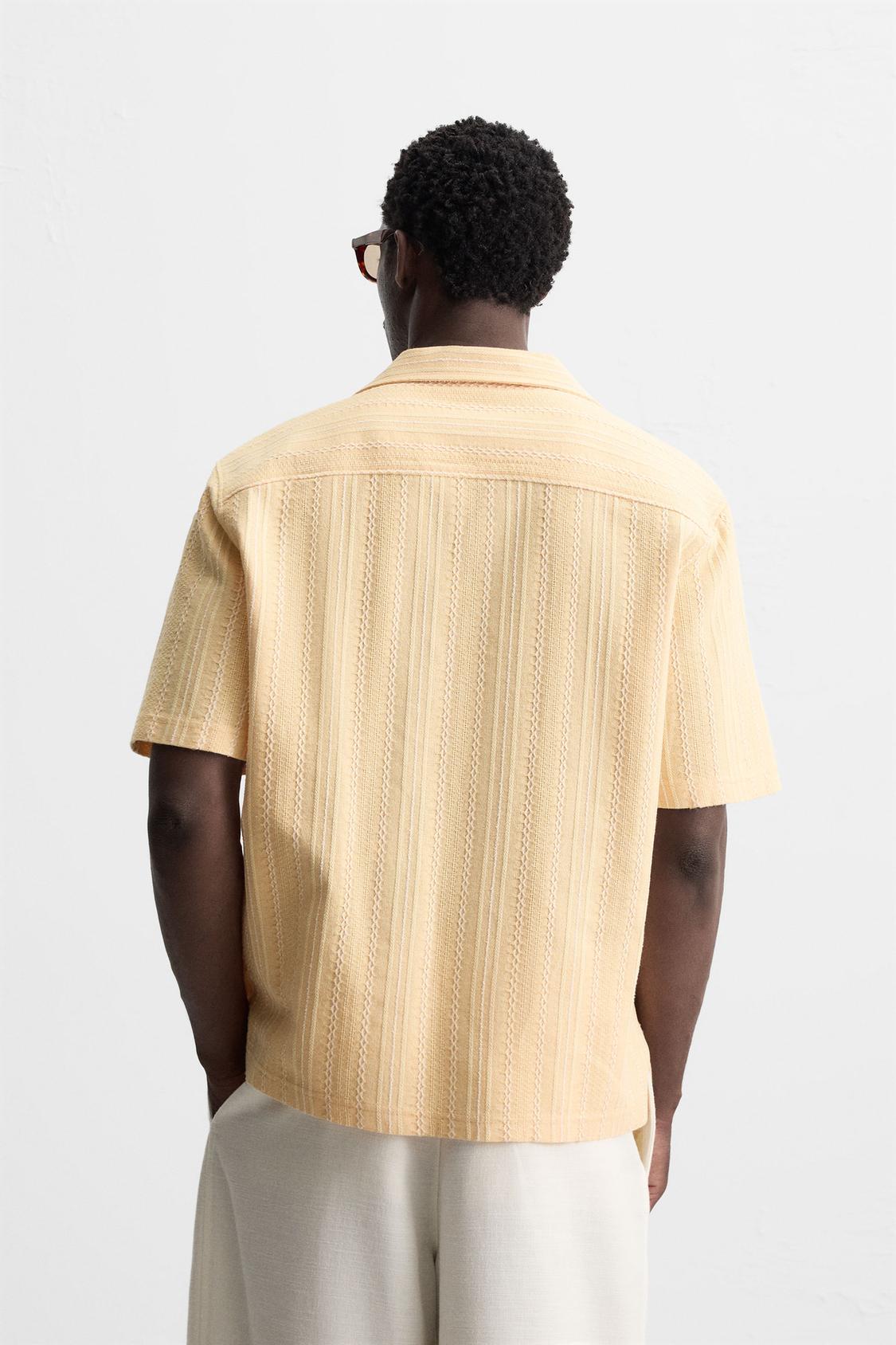 CHEMISE JACQUARD GÉOMÉTRIQUE