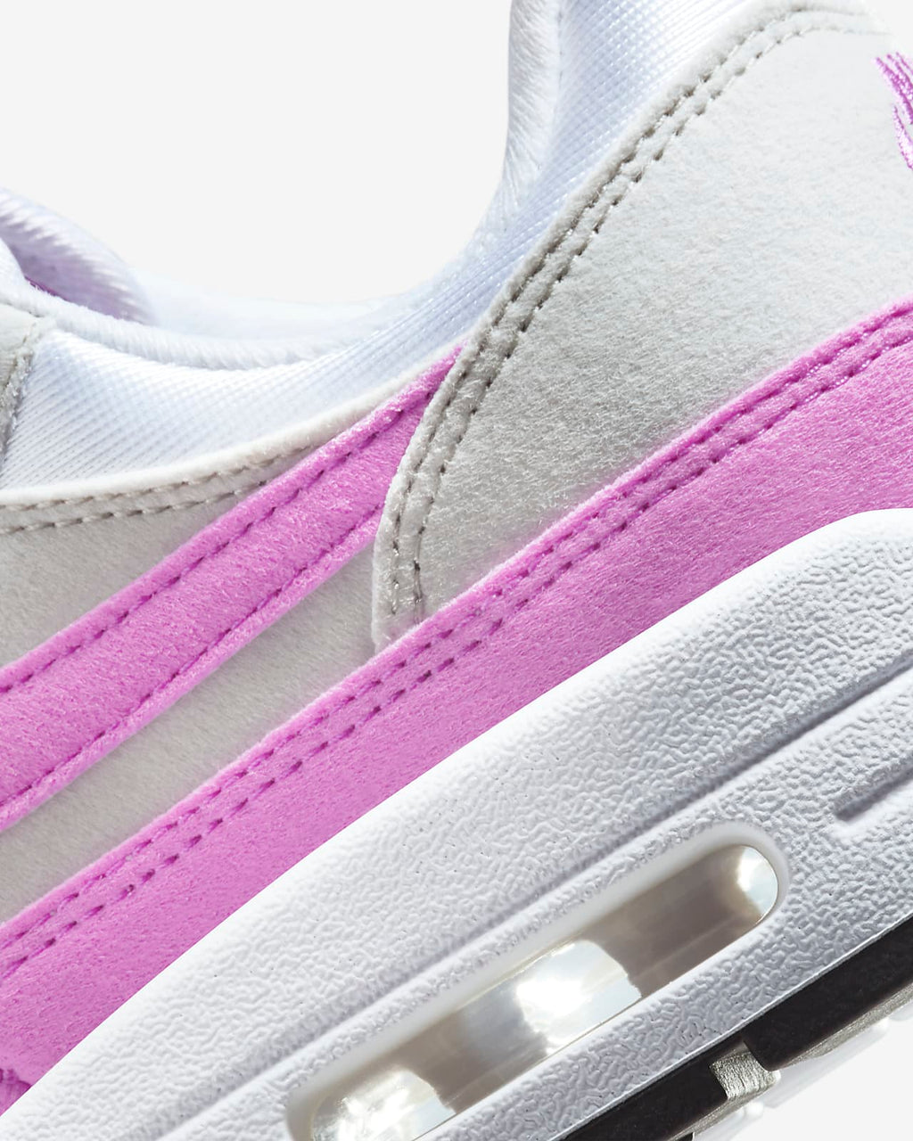 Air Max 1 Rose / Blanc