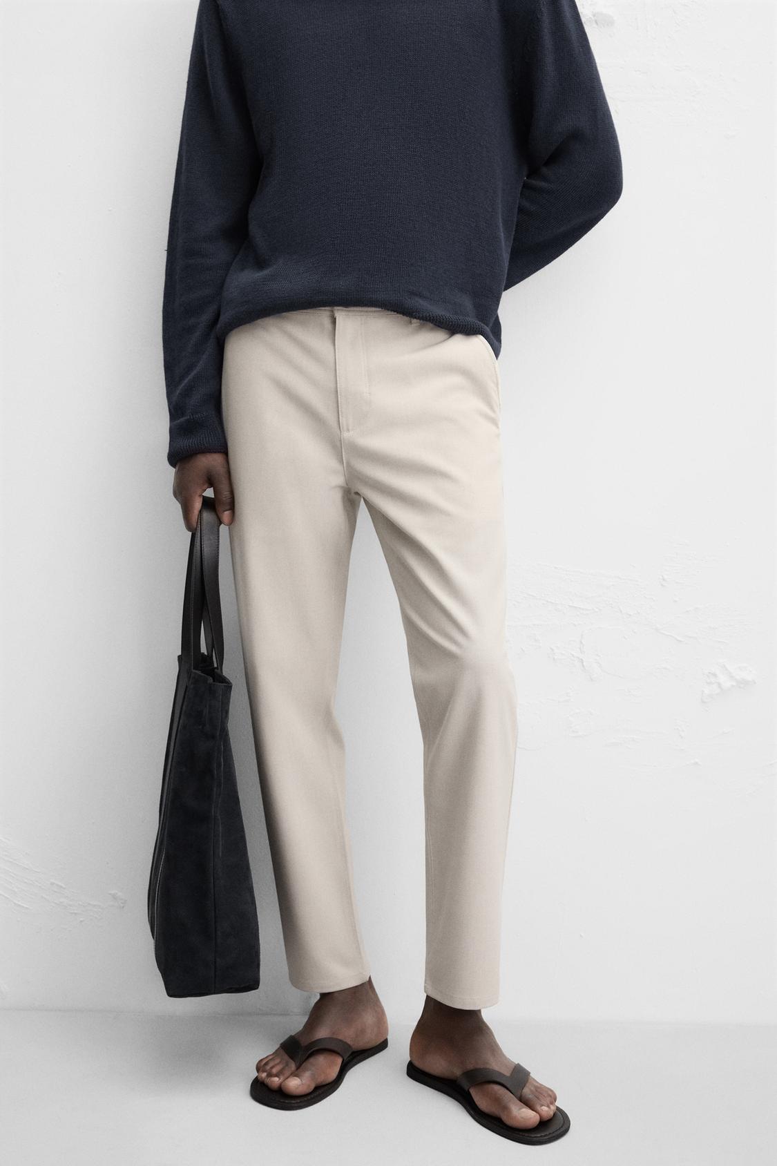 PANTALON À TEXTURE CONFORT